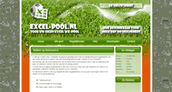 Desktop Screenshot of excel-pool.nl