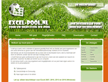 Tablet Screenshot of excel-pool.nl